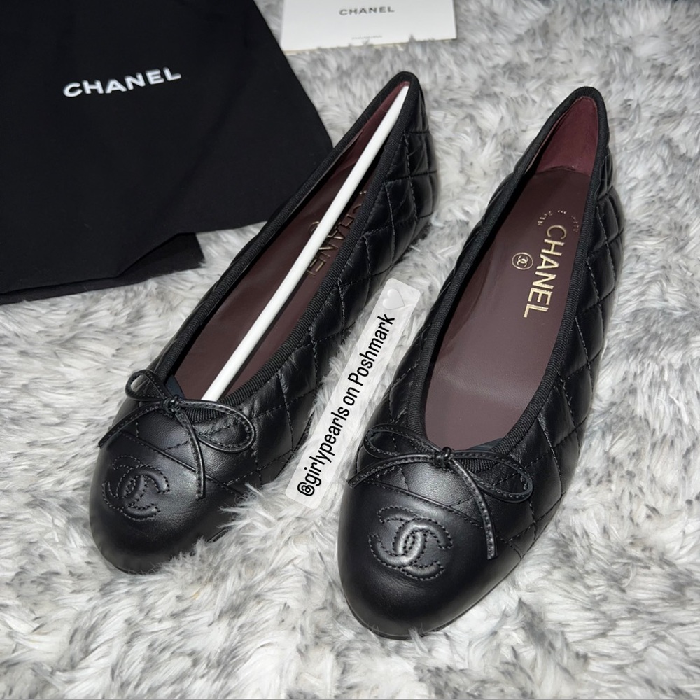 Chanel Ballerinas Quilt Aged Calfskin - Picture 16 of 17